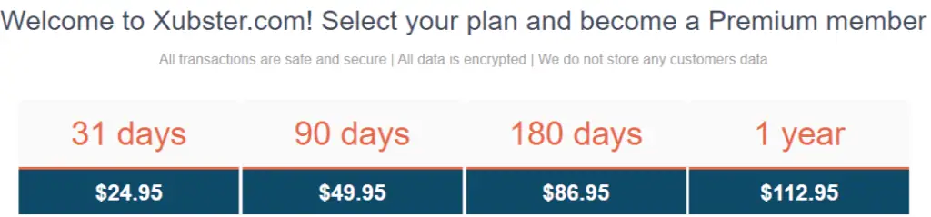 xubster premium price